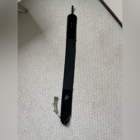 Sandwich_ knotted leather belt size small. Black leather/stretch. New w/tags. - Picture 9 of 9